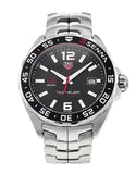 Tag Heuer Formula 1 Quartz Senna Limited Edition Black Dial Silver Steel Strap Watch for Men - WAZ1012.BA0883