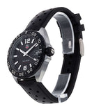 Tag Heuer Formula 1 Quartz 41mm Black Dial Black Rubber Strap Watch for Men - WAZ1110.FT8023