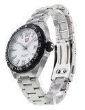 Tag Heuer Formula 1 Quartz White Dial Silver Steel Strap Watch for Men - WAZ1111.BA0875