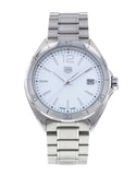 Tag Heuer Formula 1 35mm White Mother of Pearl Dial Silver Steel Strap Watch for Women - WBJ1318.BA0666