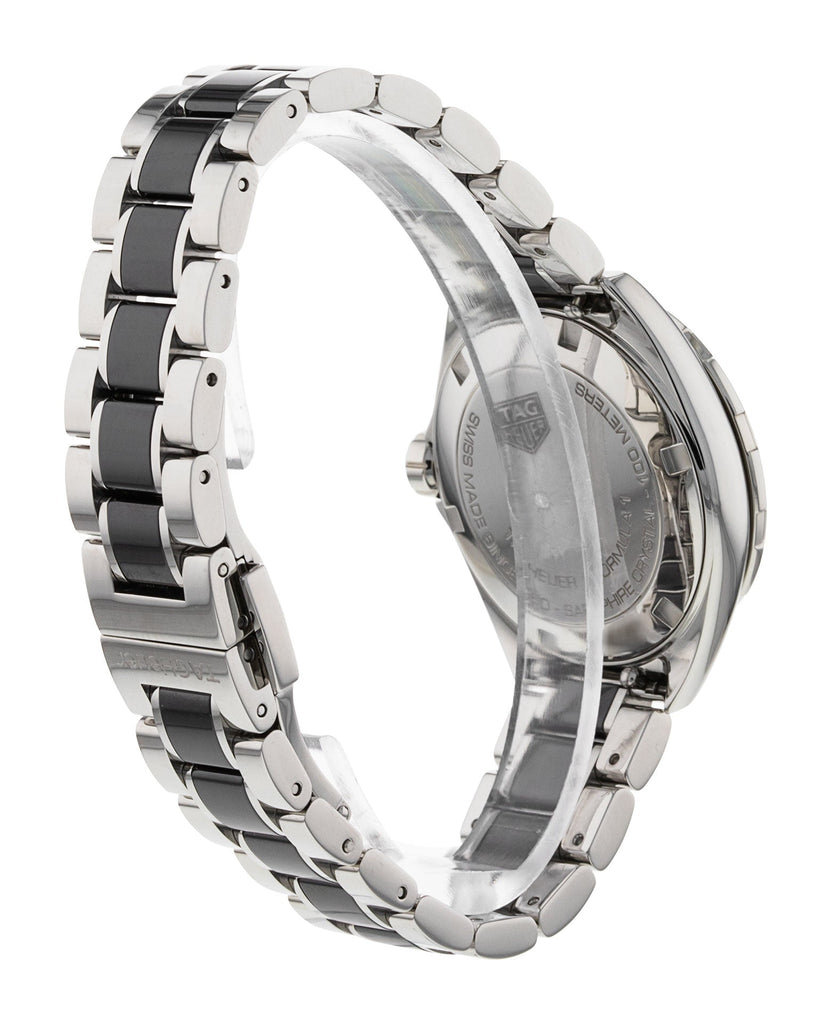 Tag Heuer Formula 1 watch with black and silver bracelet