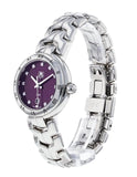 Tag Heuer Link Diamonds Purple Dial Silver Steel Strap Watch for Women - WAT1418.BA0954