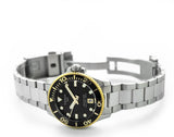 Tissot Seastar 1000 Black Dial Silver Steel Strap Watch For Men - T120.210.21.051.00