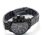 Tissot PRC 200 Chronograph Black Dial Black Steel Strap Watch For Men - T114.417.33.057.00