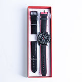 Tissot Supersport Chrono Giro D'Italia Black Dial Black Nylon Strap Watch for Men - T125.617.37.051.00