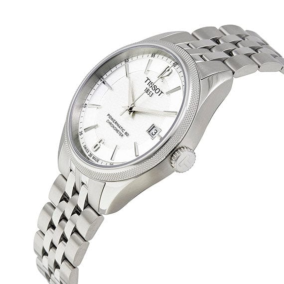Tissot Ballade Powermatic 80 Cosc Silver Dial Silver Steel Strap Watch For Men - T108.408.11.037.00