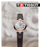 Tissot Bellissima Small Lady White Dial Brown Leather Strap Watch For Women - T126.010.36.013.00