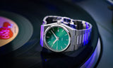 Tissot PRX Quartz Green Dial Silver Steel Strap Watch for Women - T137.210.11.081.00