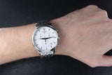 Tissot T Classic Tradition Chronograph White Dial Silver Mesh Bracelet Watch For Men - T063.617.11.037.00