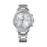 Tommy Hilfiger Claudia Silver Dial Silver Steel Strap Watch for Women - 1781741