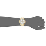 Tommy Hilfiger Claudia White Dial Gold Steel Strap Watch for Women - 1781742