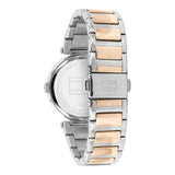 Tommy Hilfiger Lynn Quartz White Dial Two Tone Steel Strap Watch For Women - 1782236