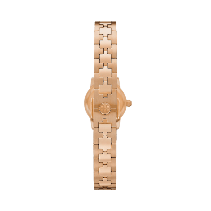 Tory Burch Reva Rose Gold Dial Rose Gold Steel Strap Watch for Women - TBW4043