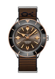 Breitling Superocean Heritage '57 Outerknown Limited Edition Brown Dial Brown NATO Strap Watch for Men - U103701A1Q1W1