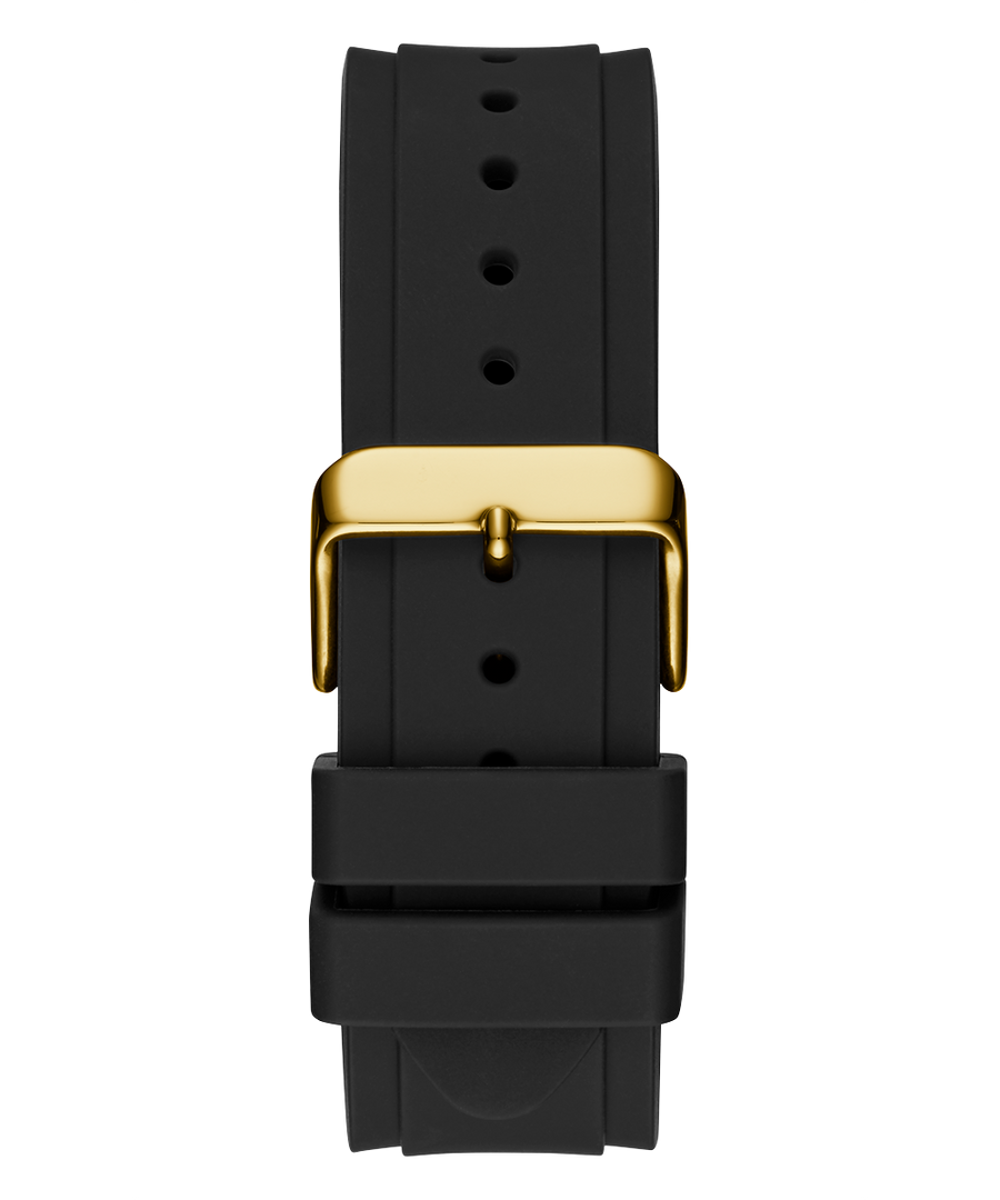 Guess Fame Quartz Black Dial Black Leather Strap Watch For Women - GW0504L5