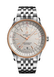 Breitling Navitimer Automatic 41mm White Dial Silver Stainless Steel Mens Watch - U17326211G1A1