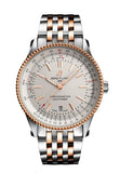 Breitling Navitimer Automatic 41 White Dial Two Tone Steel Strap Watch for Men - U17326211G1U1