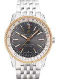 Breitling Navitimer Automatic 41mm Grey Dial Silver Steel Strap Mens Watch - U17326211M1A1