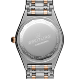 Breitling Chronomat B02 18K Red Gold White Dial Two Tone Steel Strap Watch for Men - U77310101A2U1