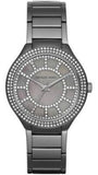 Michael Kors Kerry Gunmetal Dial Steel Strap Watch for Women - MK3410