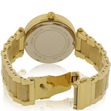 Michael Kors Parker Gold DIal Gold Steel Strap Watch for Women - MK5842