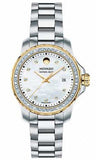 Movado Series 800 29mm Diamonds Mother of Pearl Dial Silver Steel Strap Watch For Women - 2600121