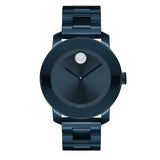 Movado Bold Blue Dial Blue Steel Strap Watch For Women - 3600388