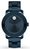 Movado Bold Blue Dial Blue Steel Strap Watch For Women - 3600388