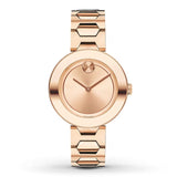 Movado Bold Rose Gold Dial Rose Gold Steel Strap Watch for Women - 3600387