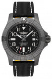 Breitling Avenger Automatic 45 Seawolf Night Mission Black Dial Black Nylon Strap Watch for Men - V17319101B1X1