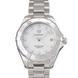 Tag Heuer Aquaracer White Mother of Pearl Dial Watch for Women - WBD1314.BA0740