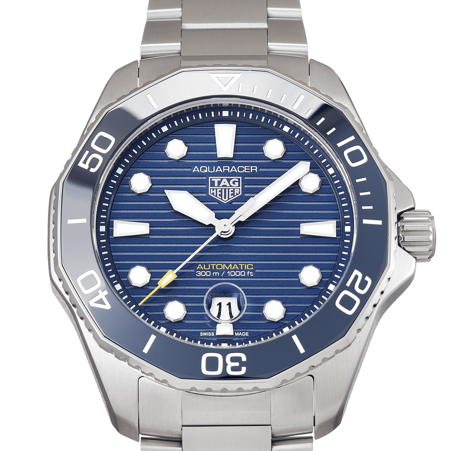 Tag Heuer Aquaracer Professional 300 Automatic Blue Dial Silver Steel Strap Watch for Men - WBP201B.BA0632
