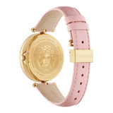 Versace Palazzo Empire Pink Dial Pink Leather Strap Watch for Women - VCO030017