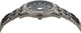 Versace Greca Time Quartz Black Dial Grey Steel Strap Watch for Men  - VE3K00622