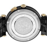 Versace V-Race Analog Quartz Black Dial Two Tone Steel Strap Watch For Men - VEBV00619