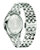 Versace Univers Analog Black Dial Silver Steel Strap Watch for Men - VEBK00418