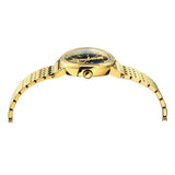 Versace Virtus Quartz Black Dial Gold Steel Strap Watch for Women - VEHC00619