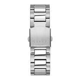 Guess Exec Quartz Silver Dial Silver Steel Strap Watch for Men - W0075G3