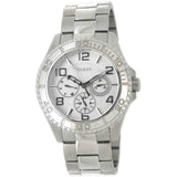 Guess BFF Multifunction Silver Dial Silver Steel Strap Watch for Women - W0231L1