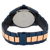 Guess BFF Multifunction Blue Dial Two Tone Steel Strap Watch for Women - W0231L6