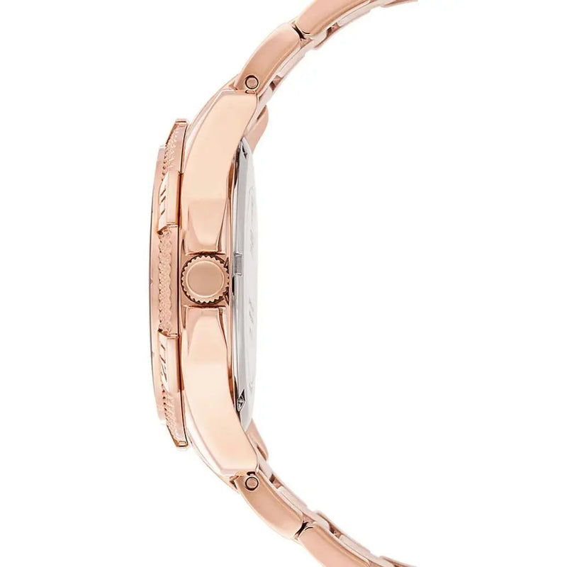 Guess Phantom Mini Rose Gold Dial Rose Gold Steel Strap Watch for Women - W0235L3