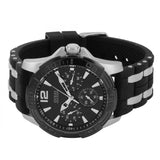 Guess Oasis Black Dial Black Rubber Strap Watch for Men - W0366G1