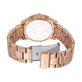 Guess G-Twist Rose Gold Dial Rose Gold Steel Strap Watch for Women - W1082L3