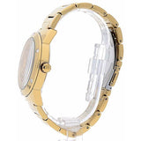 Guess Crystal Multifunction Gold Dial Gold Steel Strap Watch for Women - W0778L2