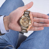 W0799G2_O Gold Watch with Diamonds