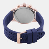 Guess Marina Multifunction White Dial Blue Rubber Strap Watch for Women - W1025L4