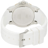 Guess Zena Analog White Dial White Rubber Strap Watch For Women - W1094L1