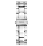 Guess Bedazzle Diamonds Silver Dial Silver Steel Strap Watch For Women - W1097L1