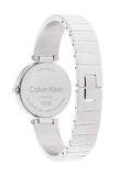 Calvin Klein Authentic White Dial Silver Steel Strap Watch for Women - K8G23146