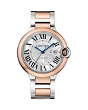 Cartier Ballon Bleu De Cartier Silver Dial Two Tone Steel Strap Watch for Women - W2BB0033